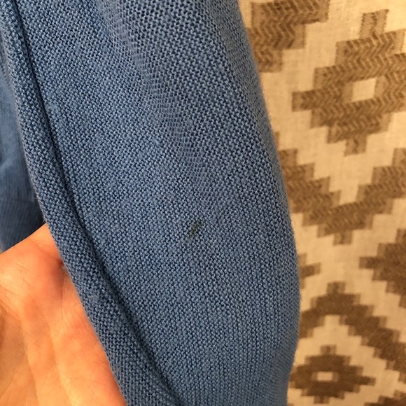 Vintage Christian Dior Men’s Blue Cardigan Sweater - Picture 8 of 12